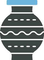 Amphora icon vector image.