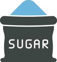 Sugar bag icon vector image.