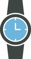 Watch icon vector image.
