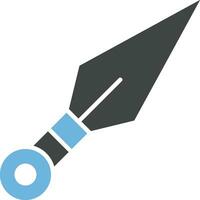 Kunai icon vector image.