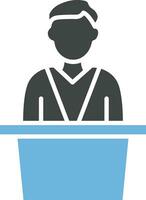 Lecture icon vector image.