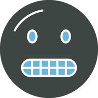 Grimacing Face icon vector image.