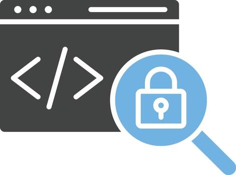 Insecure Code icon vector image.