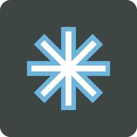 Keycap Asterisk icon vector image.