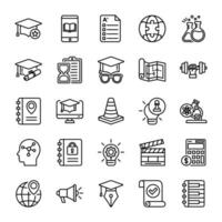 Education Line Icon vector