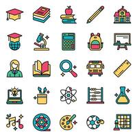 Education Color Icon vector