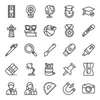 Education Line Icon vector