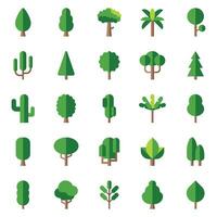 Flat Tree Element vector