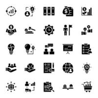 Business Bold Icon vector