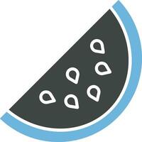 Watermelon slice icon vector image.