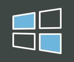 Windows icon vector image.