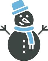 Snowman Without Snow icon vector image.