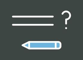 Solving Question icon vector image.