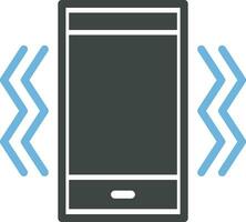 Vibration Mode icon vector image.