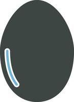 Egg icon vector image.