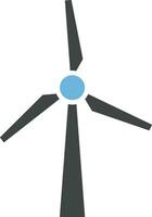 Windmill icon vector image.