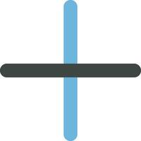 Plus icon vector image.