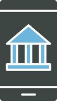 Mobile Banking icon vector image.