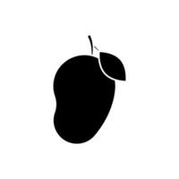 Mango icon vector. Fruits illustration sign. Vitamins symbol. Vegetarian logo. Food mark. vector