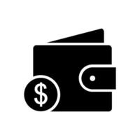 dinero icono vector. dólar ilustración signo. Finanzas símbolo. economía logo. vector