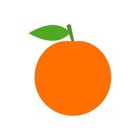 Orange icon vector. Fruits illustration sign. Vitamins symbol. Vegetarian logo. Food mark. vector