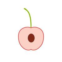Cereza icono vector. frutas ilustración signo. vitaminas símbolo. vegetariano logo. comida marca. vector