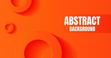 abstract orange circle ring background, geometric dynamic shapes, suitable for wallpaper, web, cover, flyer, banner, vector illustration