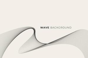 Abstract background with wavy line style vector