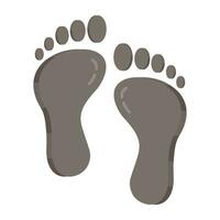 Perfect design icon of footprints vector