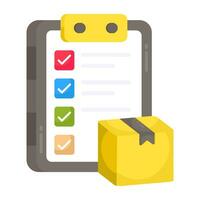 Perfect design icon of logistic list vector