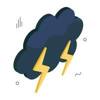 Thunderstorm icon in perfect design vector