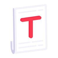 Perfect design icon of text file vector