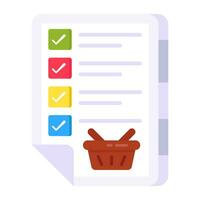 Perfect design icon of wishlist vector