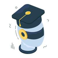 Trendy vector design of graduate