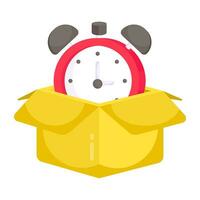 Perfect design icon of delivery time vector