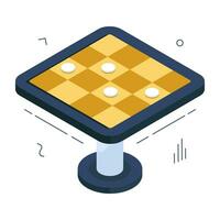 Creative design icon of chessboard vector