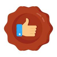 Feedback icon, editable vector