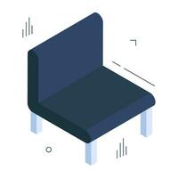 Premium download icon of chair vector