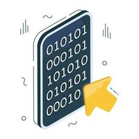Vector design of mobile binary data