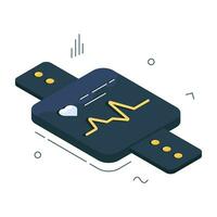 Modern design icon of fitness tracker vector