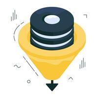 Trendy design icon of data filtration vector