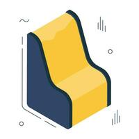 Modern design icon of sofa vector