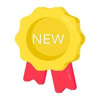 Perfect design icon of new badge vector