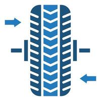 Tire Balancing icon line vector illustration