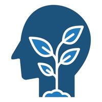 Growth Mindset icon line vector illustration