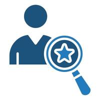 Talent Assessment icon line vector illustration