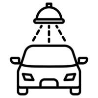 Car Wash icon line vector illustration