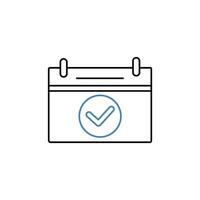 available concept line icon. Simple element illustration. available concept outline symbol design. vector