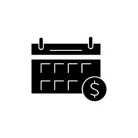 payday concept line icon. Simple element illustration. payday concept outline symbol design. vector