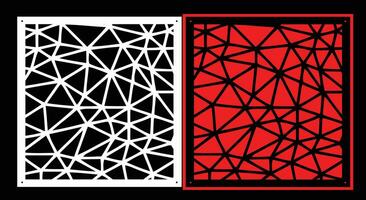 Decorative wall panels set Jali design CNC pattern, laser cutting pattern, router CNCcutting vector